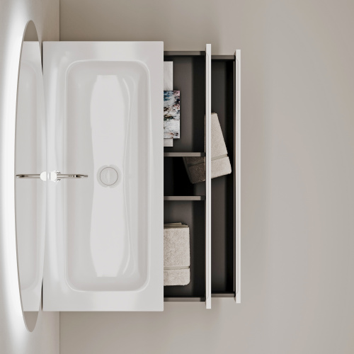 Тумба под раковину Sancos FOLK FL100W 99,5х44,5х50 настенная - фото 5